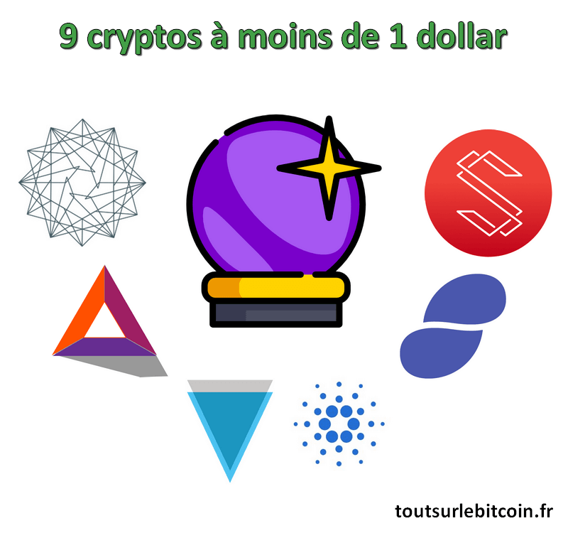 9 cryptos monnaies à moins de 1 dollar